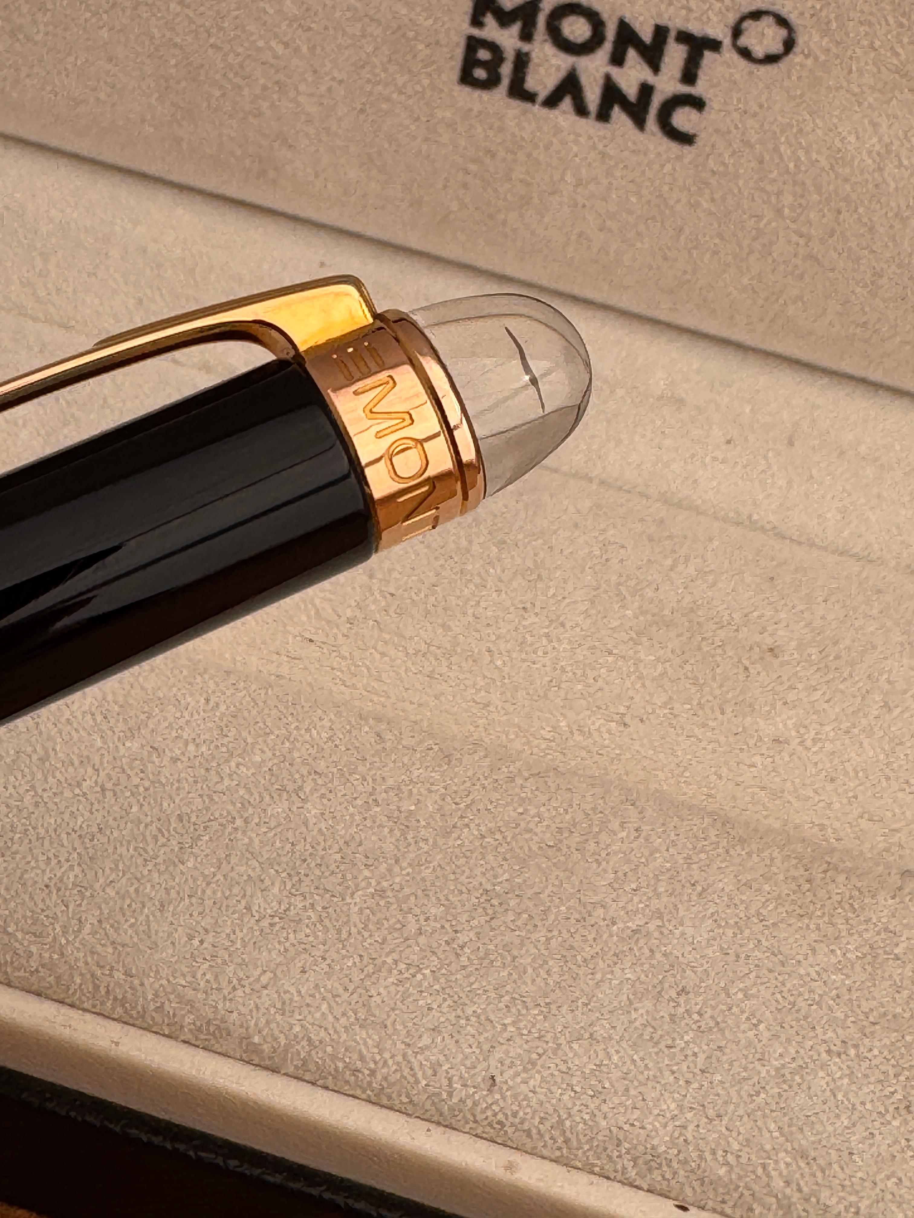 Penna a sfera Montblanc Starwalker oro rosa, menta, in scatola in vendita 2