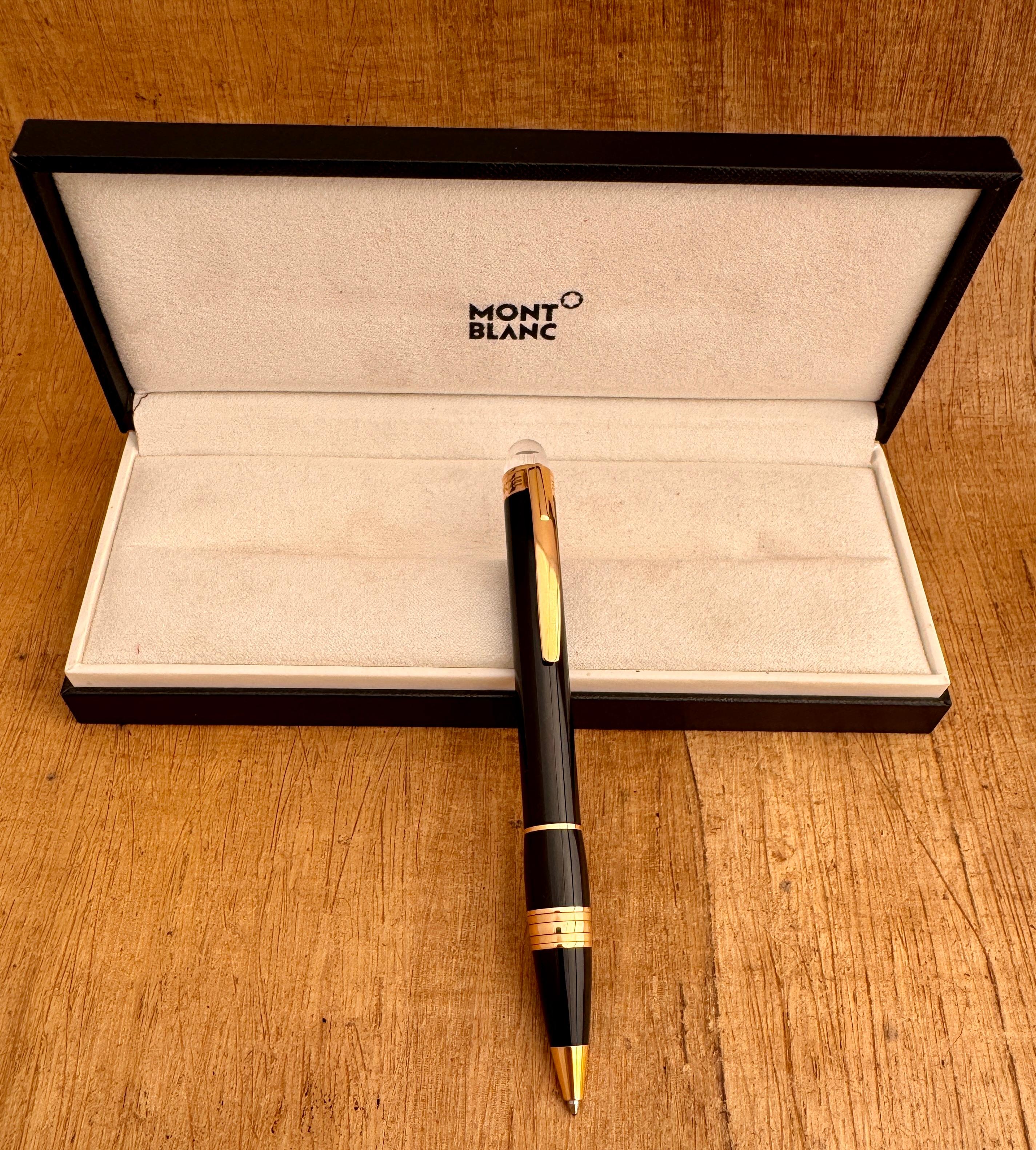 Penna a sfera Montblanc Starwalker oro rosa, menta, in scatola in vendita 4