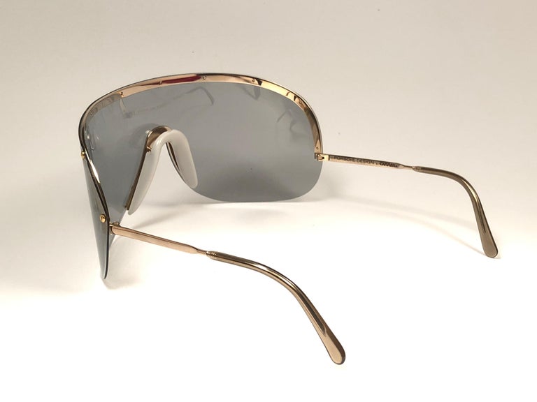 Mint Porsche Design 5620 Gold and Grey Vintage Shield Yoko  display picture 1