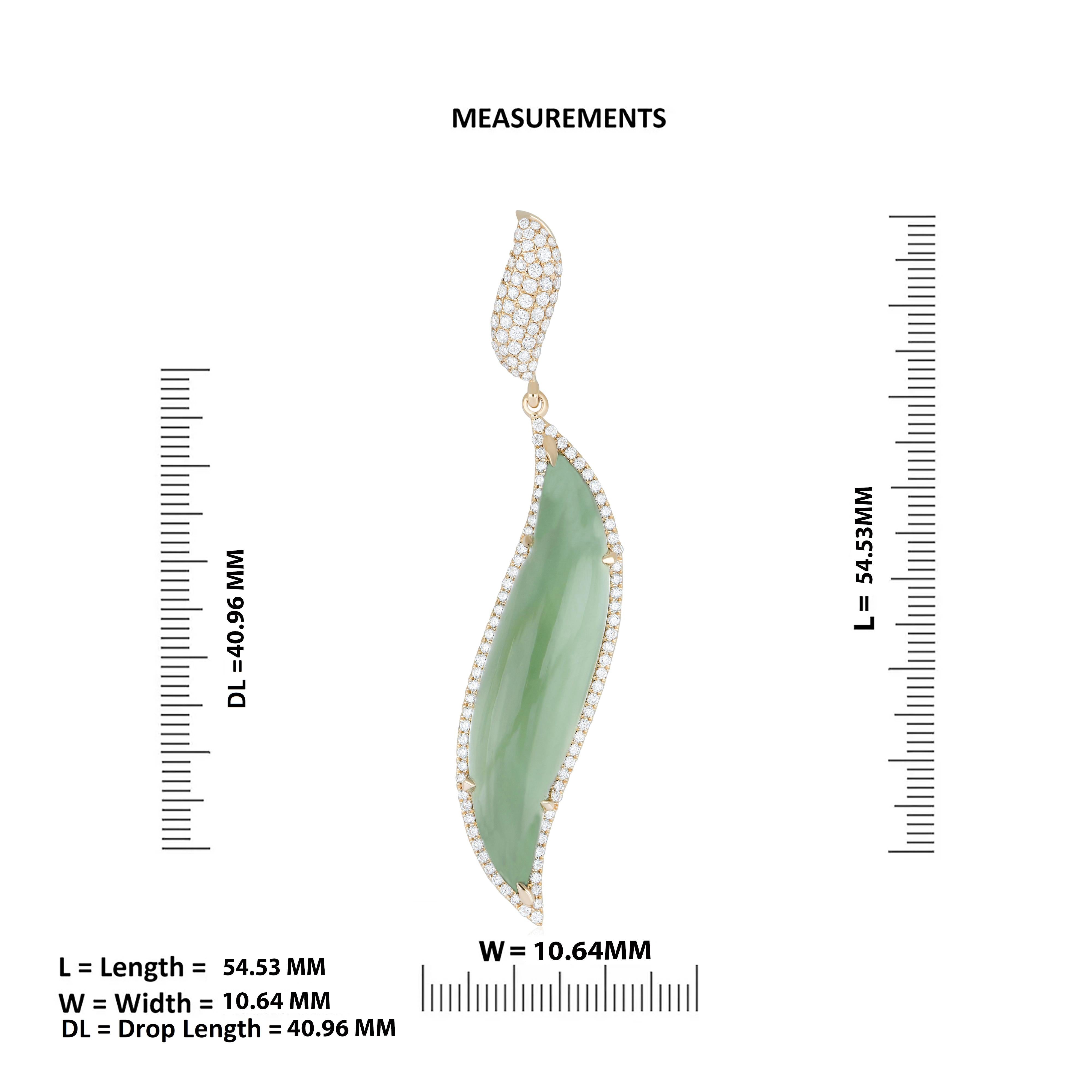 Colgante de Cuarzo Menta y Diamante en Oro Amarillo de 14 Kilates Colgante Artesanal Corte mixto en venta