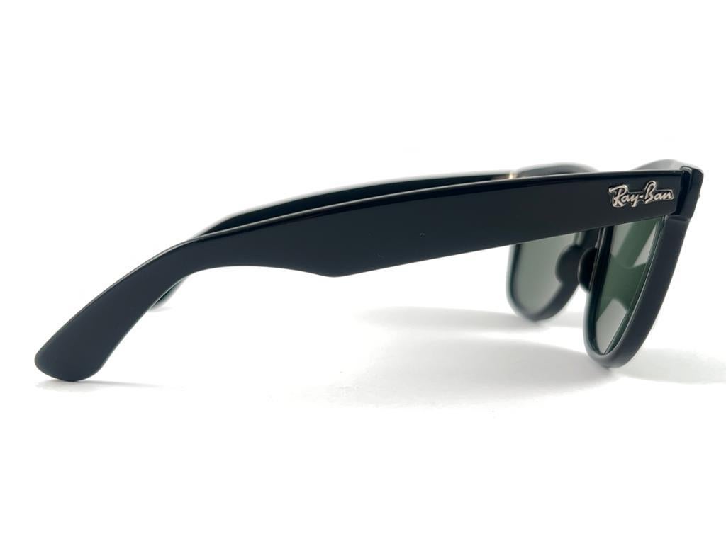 Mint Ray Ban The Wayfarer II Roland Garros Edition G15 Lens USA 80's Sunglasses For Sale 7