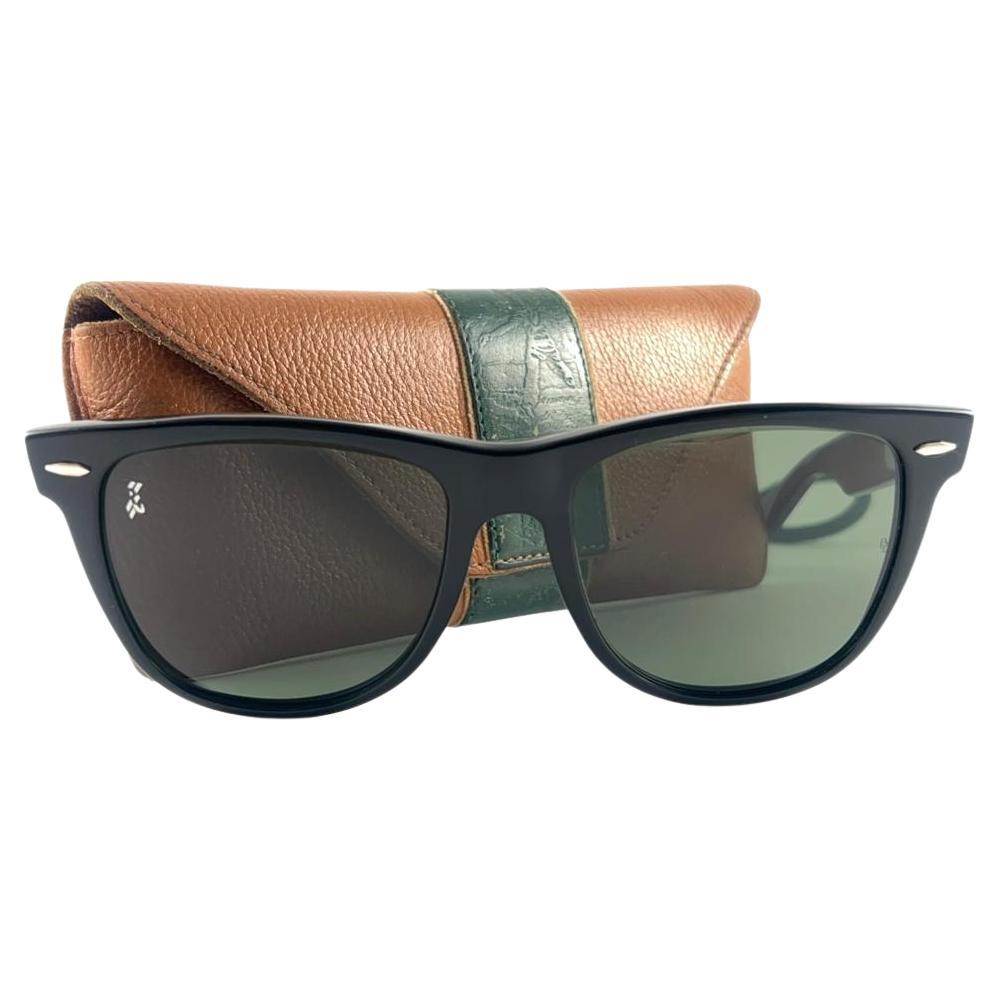 Mint Ray Ban The Wayfarer II Roland Garros Edition G15 Lens USA 80's Sunglasses For Sale