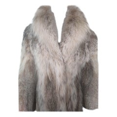 Mint Revillon Lynx fur coat 6/S ~no duties