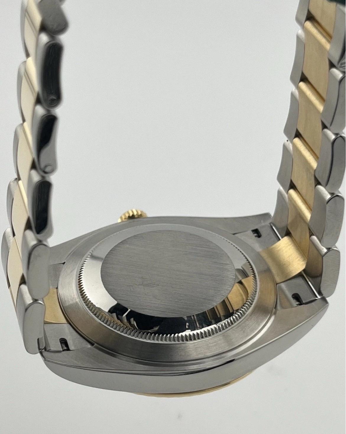 MINT Rolex DateJust 41mm Steel Two-Tone Gold Wimbledon Oyster Watch 126333 For Sale 11