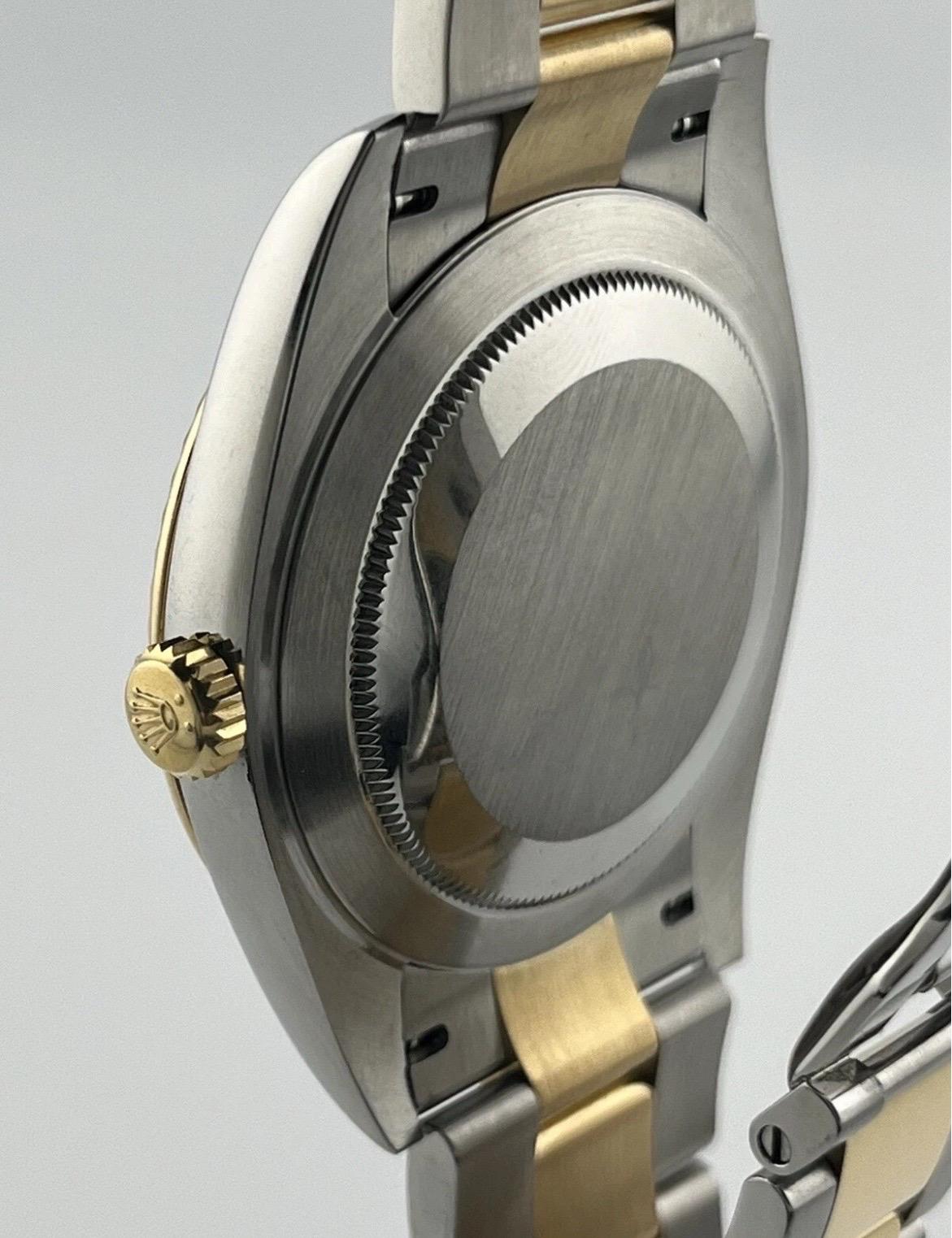 MINT Rolex DateJust 41mm Steel Two-Tone Gold Wimbledon Oyster Watch 126333 For Sale 12