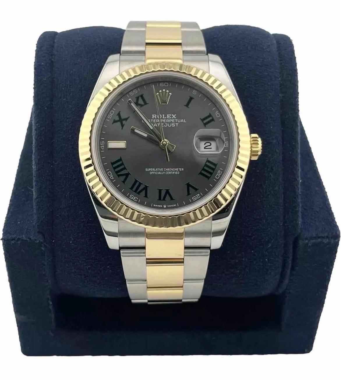 Iconic design meets modern luxury in this mint-condition Rolex Datejust 41—a standout timepiece that blends sporty sophistication with timeless elegance. The Ref. 126333 features a bold 41mm case crafted from stainless steel and 18k yellow gold,