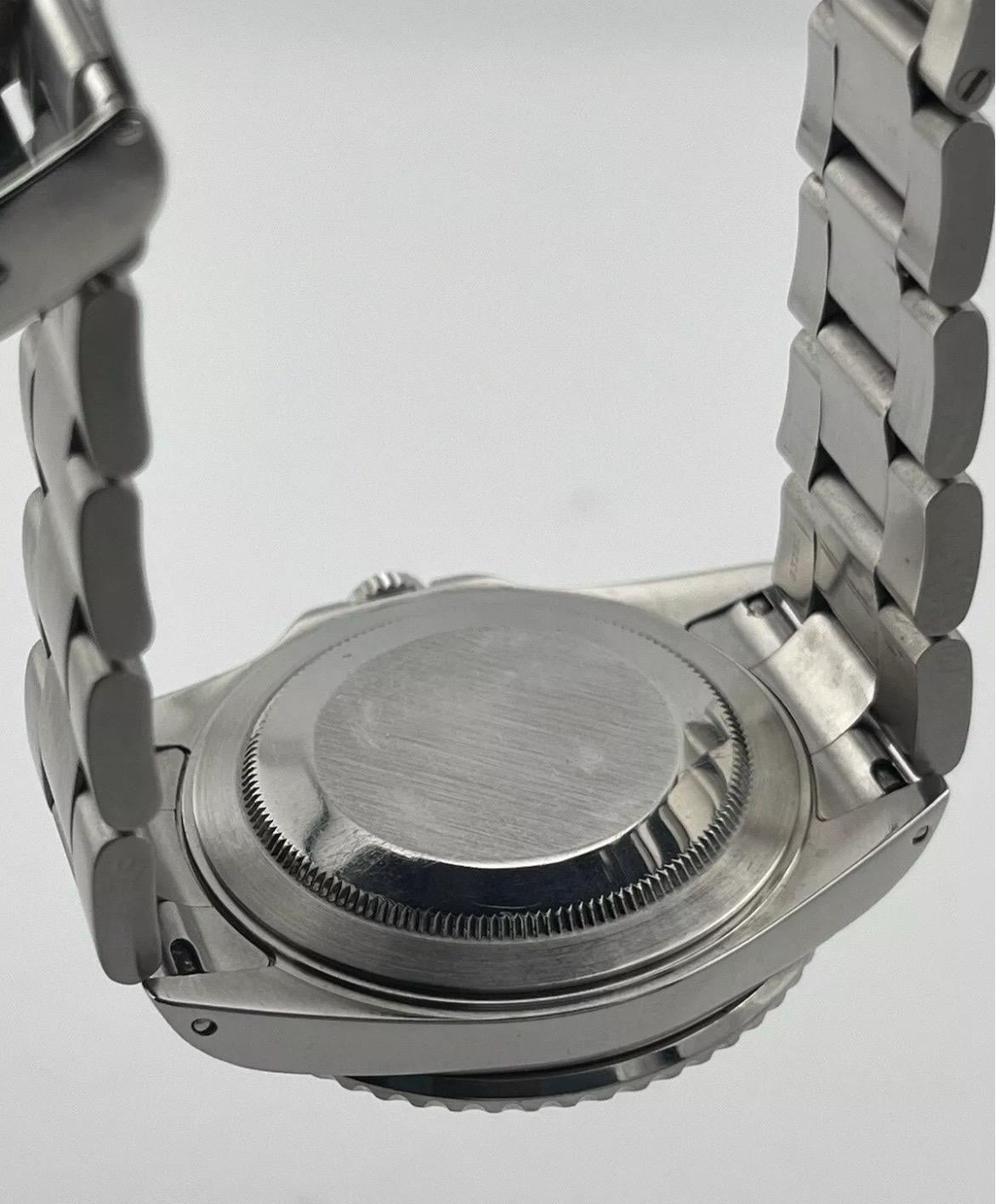 MINT Rolex GMT-Master II 40mm Stainless Steel 16710 Black Men's Watch Papers For Sale 13
