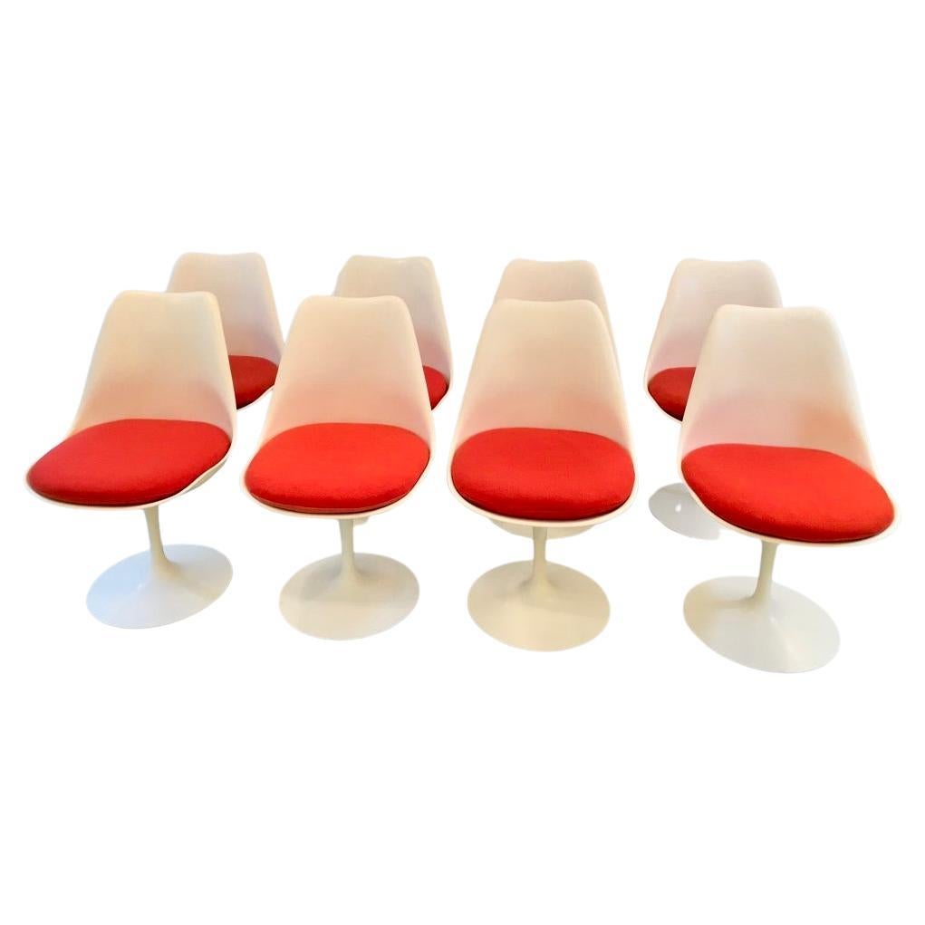 Set di 8 sedie da pranzo Tulip di Eero Saarinen, Knoll, 2010 ca. in vendita