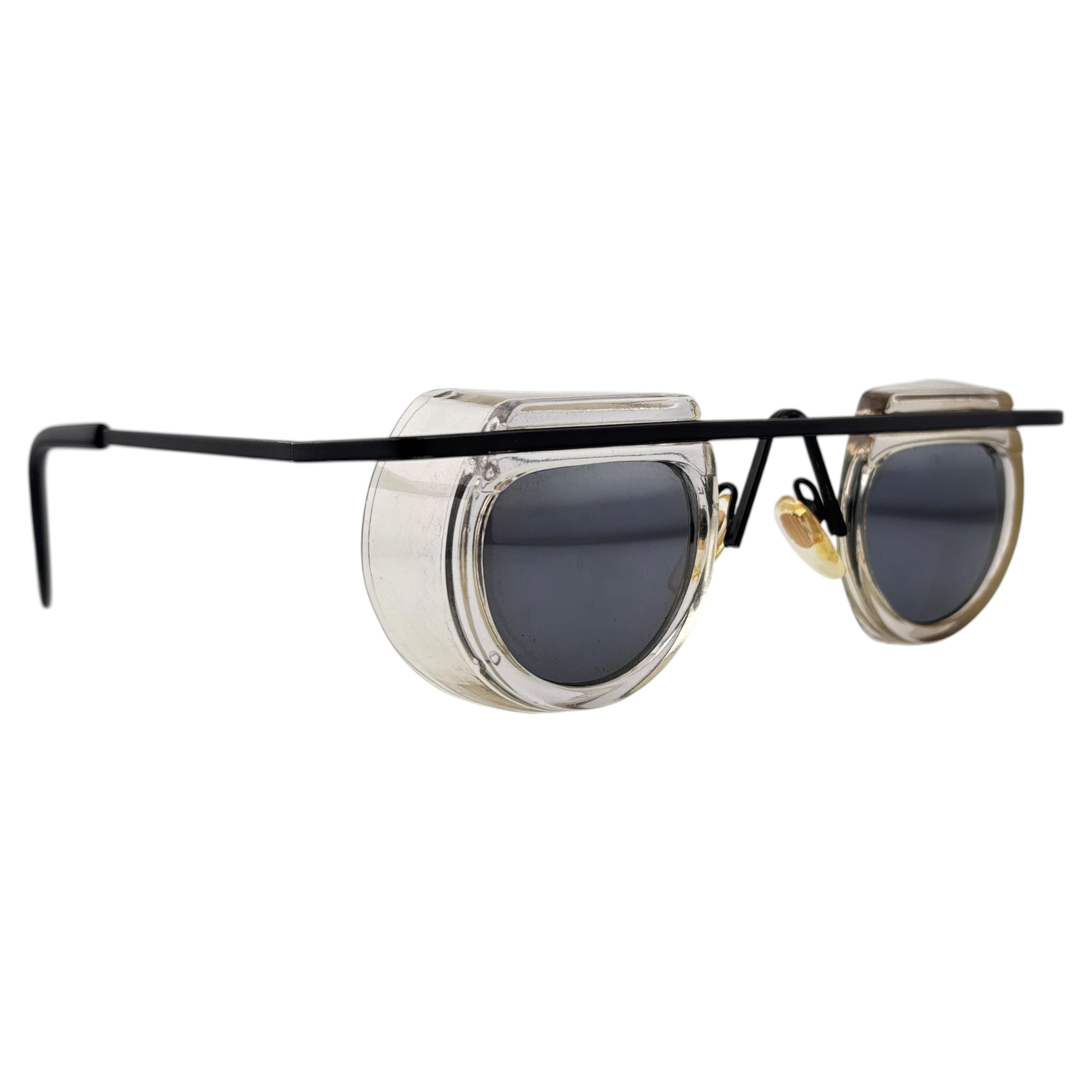 Mint Vintage Alain Mikli 4102 Translucent Mirror Lenses 1990'S Handmade France