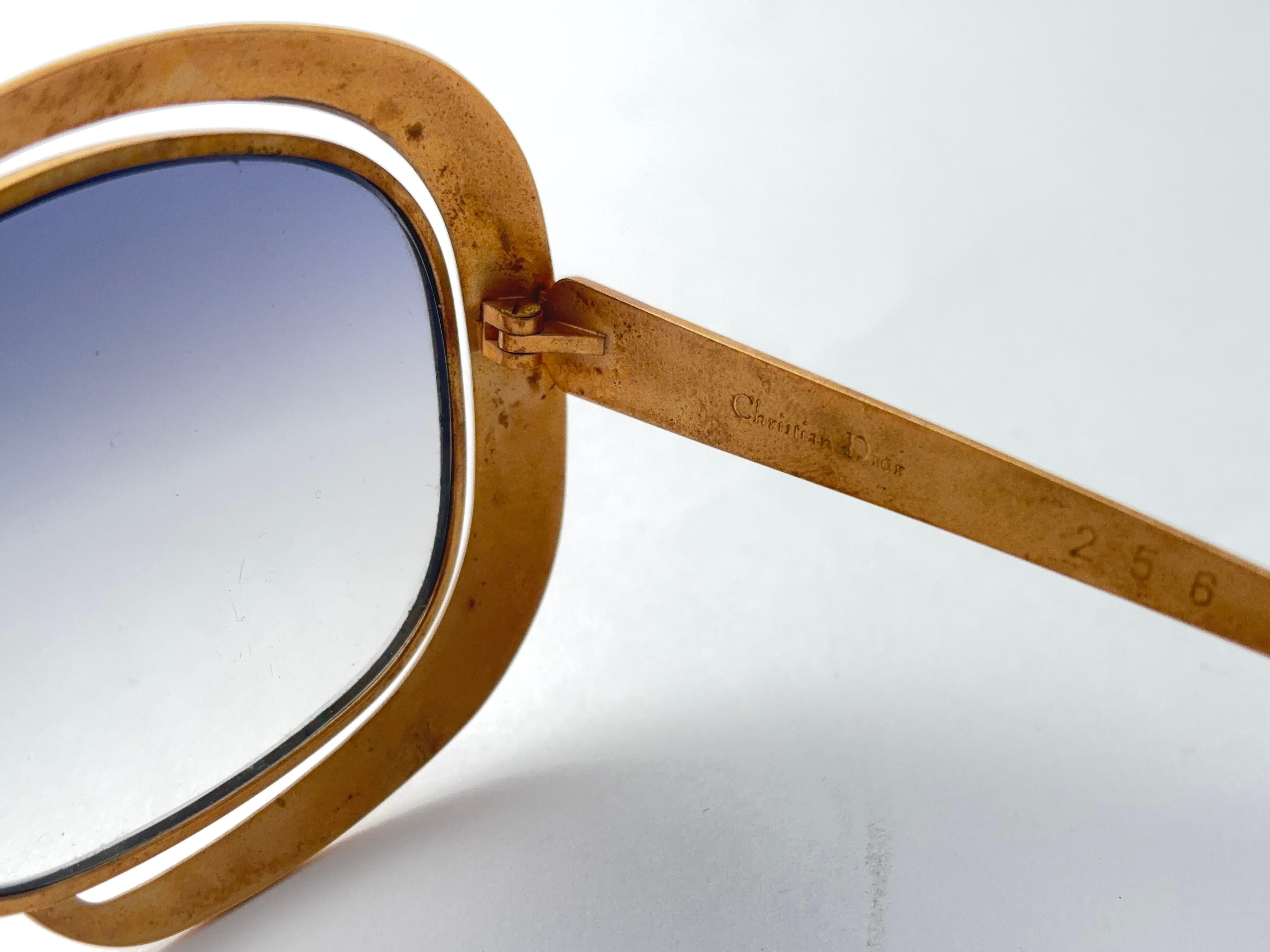 Occhiali da sole d'epoca Christian Dior Gold & Greene Made in Austria in vendita 1