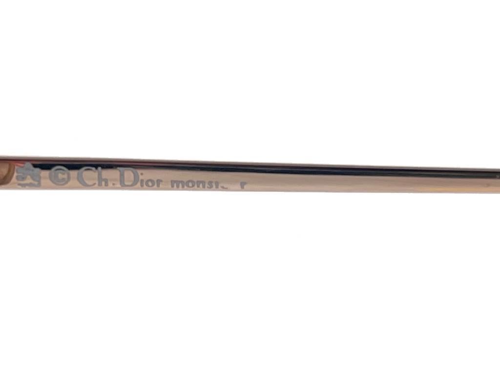 Mint Vintage Christian Dior Monsieur Optyl 2296 11 Marble Grey Lens 70'S Austria For Sale 3