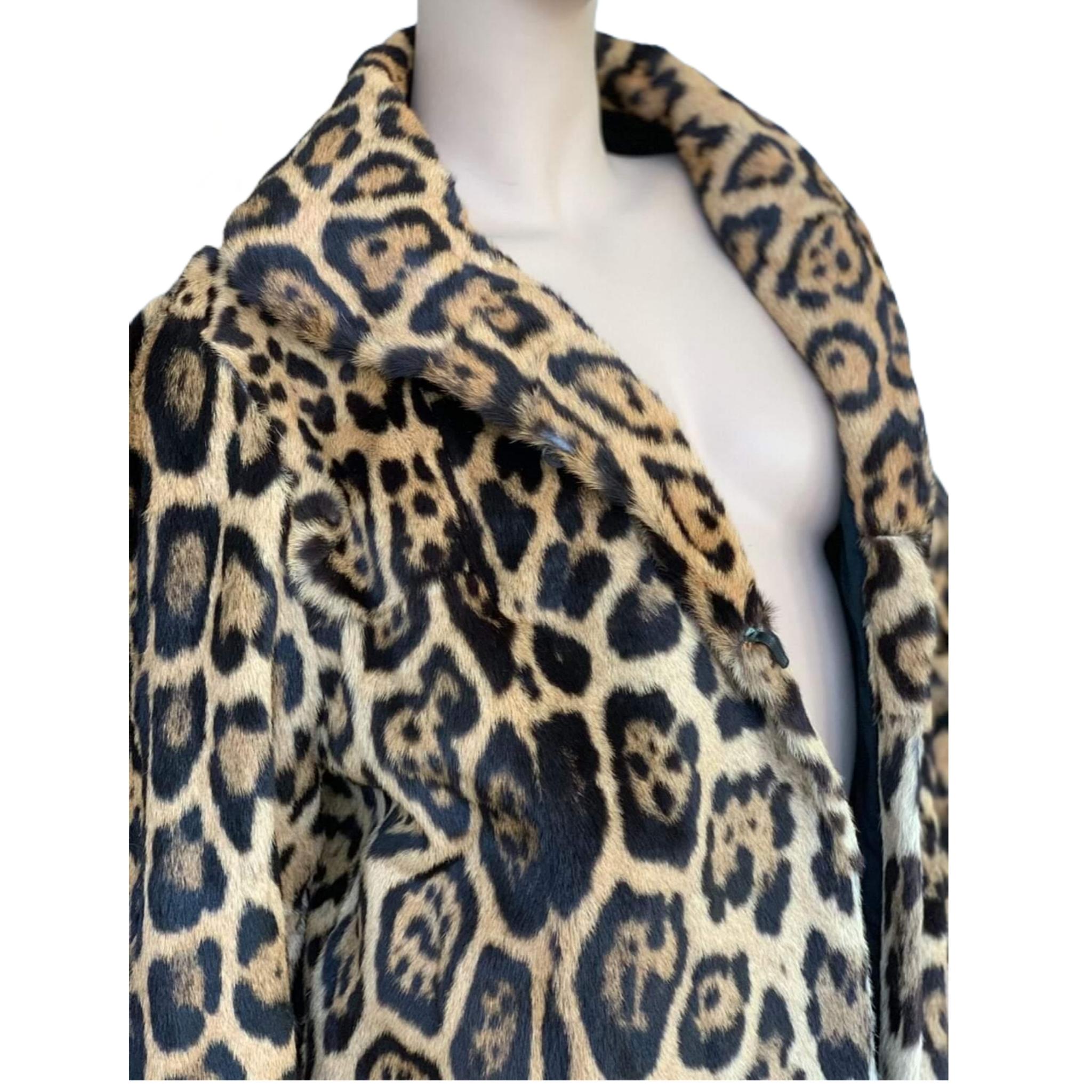Vintage Jaguar fur coat size 8 1