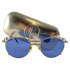 Mint Vintage Jean Paul Gaultier 56 0174 Runde graue Lens 1990er Sonnenbrille Japan