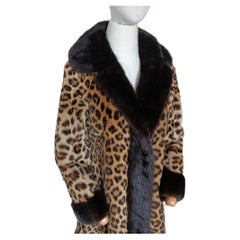 Cappotto di pelliccia leopardo vintage***congelato taglia Small 6