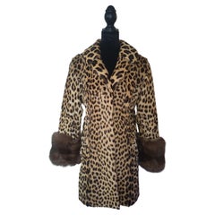 Cappotto di pelliccia leopardo vintage***congelato taglia Small 6