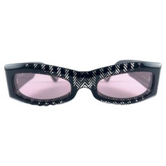 Mint Retro Montana Rectangular & Translucent  Handmade 80'S France Sunglasses