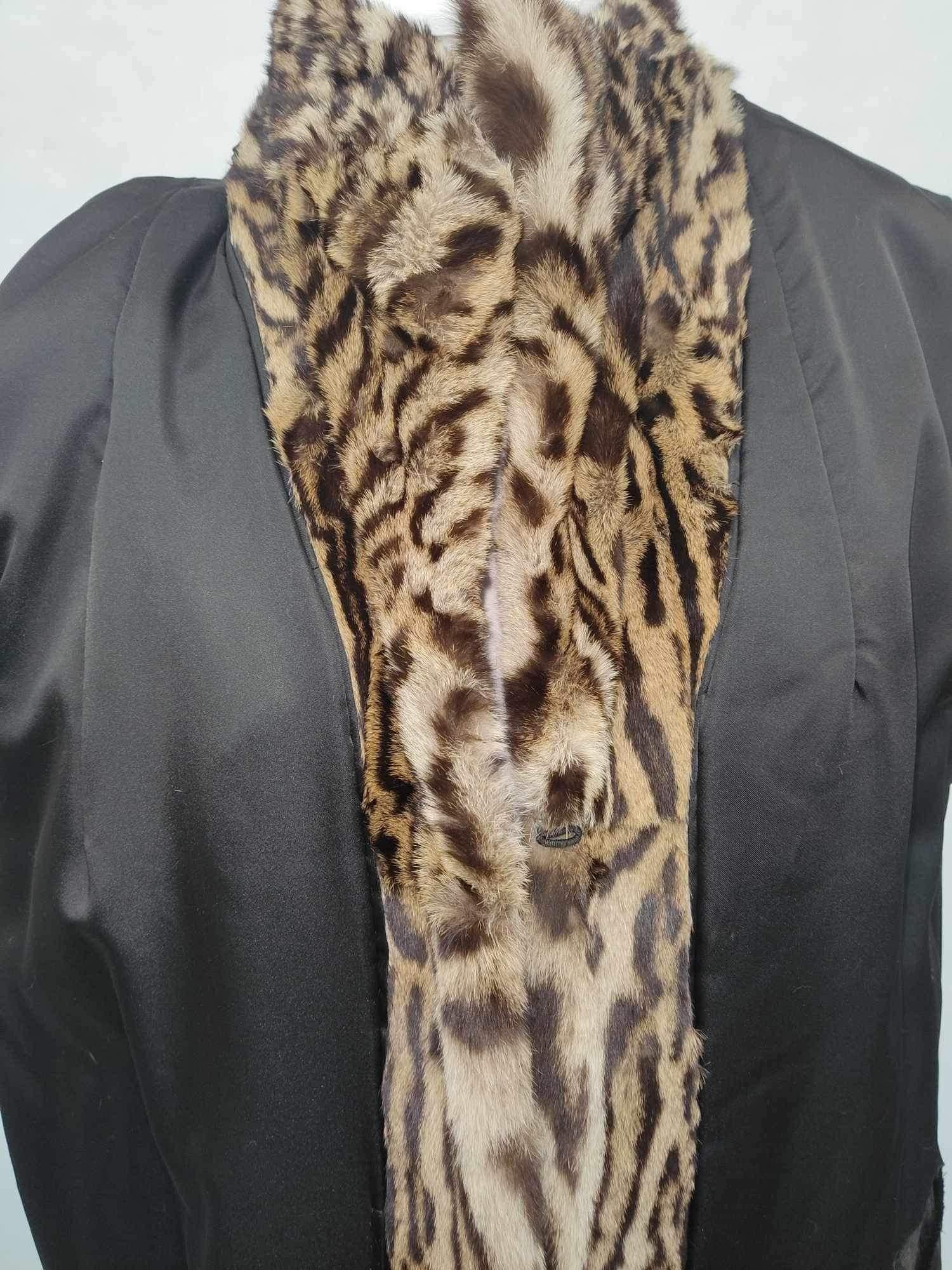 Mint Vintage Christian Dior ocelot fur coat size 12*****Vault unused no defects For Sale 6