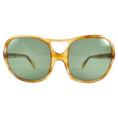 Mint Vintage Oversized Translucide  Lunettes de soleil des années 1970