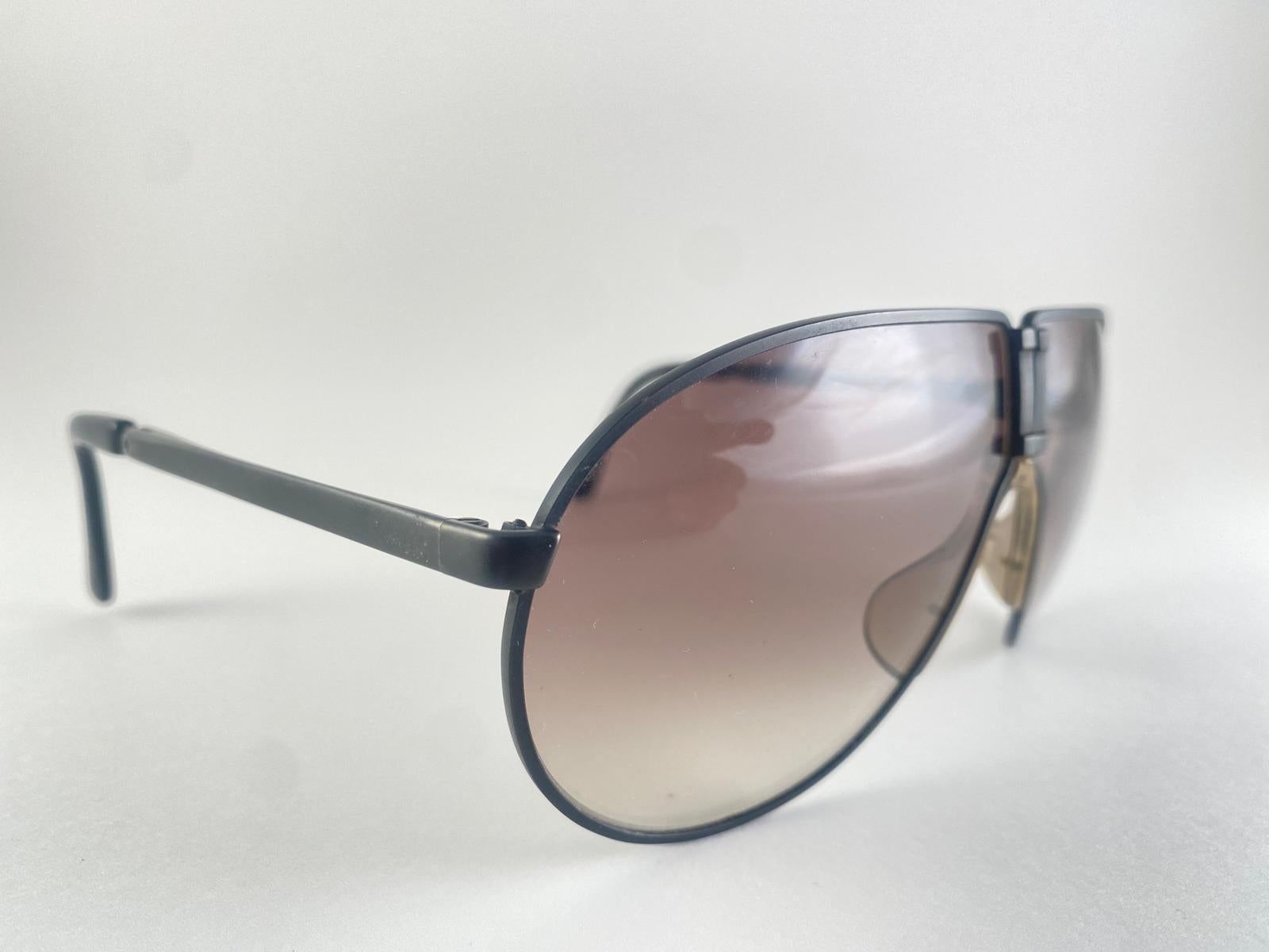 Grigio Occhiali da sole pieghevoli Porsche Design 5622 90 d'epoca, anni '90 in vendita
