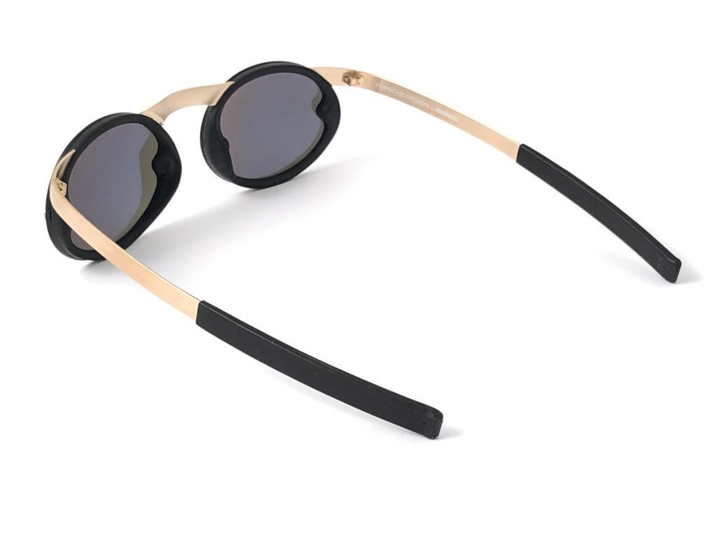 Mint Vintage Porsche Design 5694 40 Gold Matte Magnetische Sonnenbrille Österreich 4