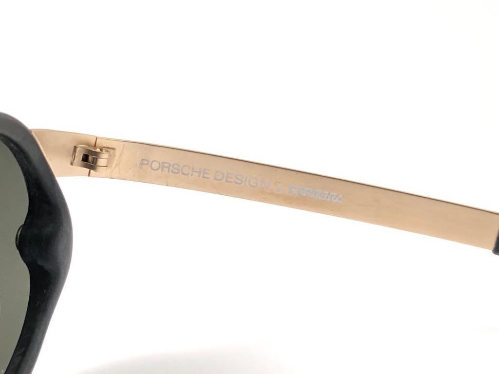 Mint Vintage Porsche Design 5694 40 Gold Matte Magnetische Sonnenbrille Österreich 2