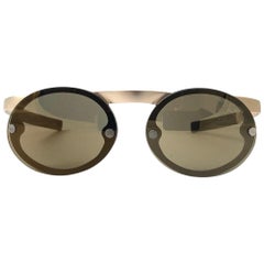 Mint Vintage Porsche Design 5694 40 Gold Matte Magnetic Sunglasses Austria