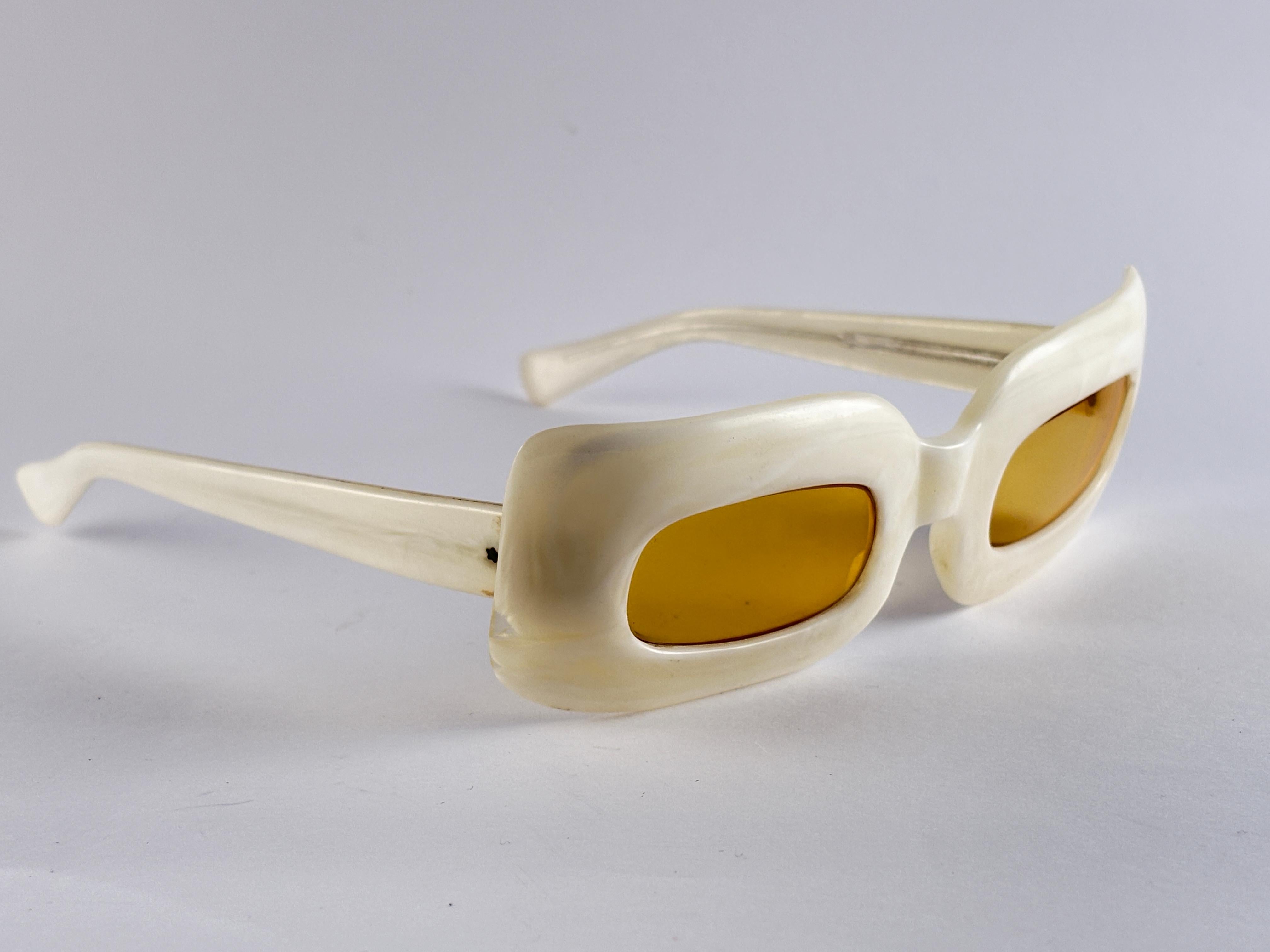 Mint Vintage Rare 1960'S Robust Solfina marmoriert Sonnenbrille 1960'S im Angebot 3