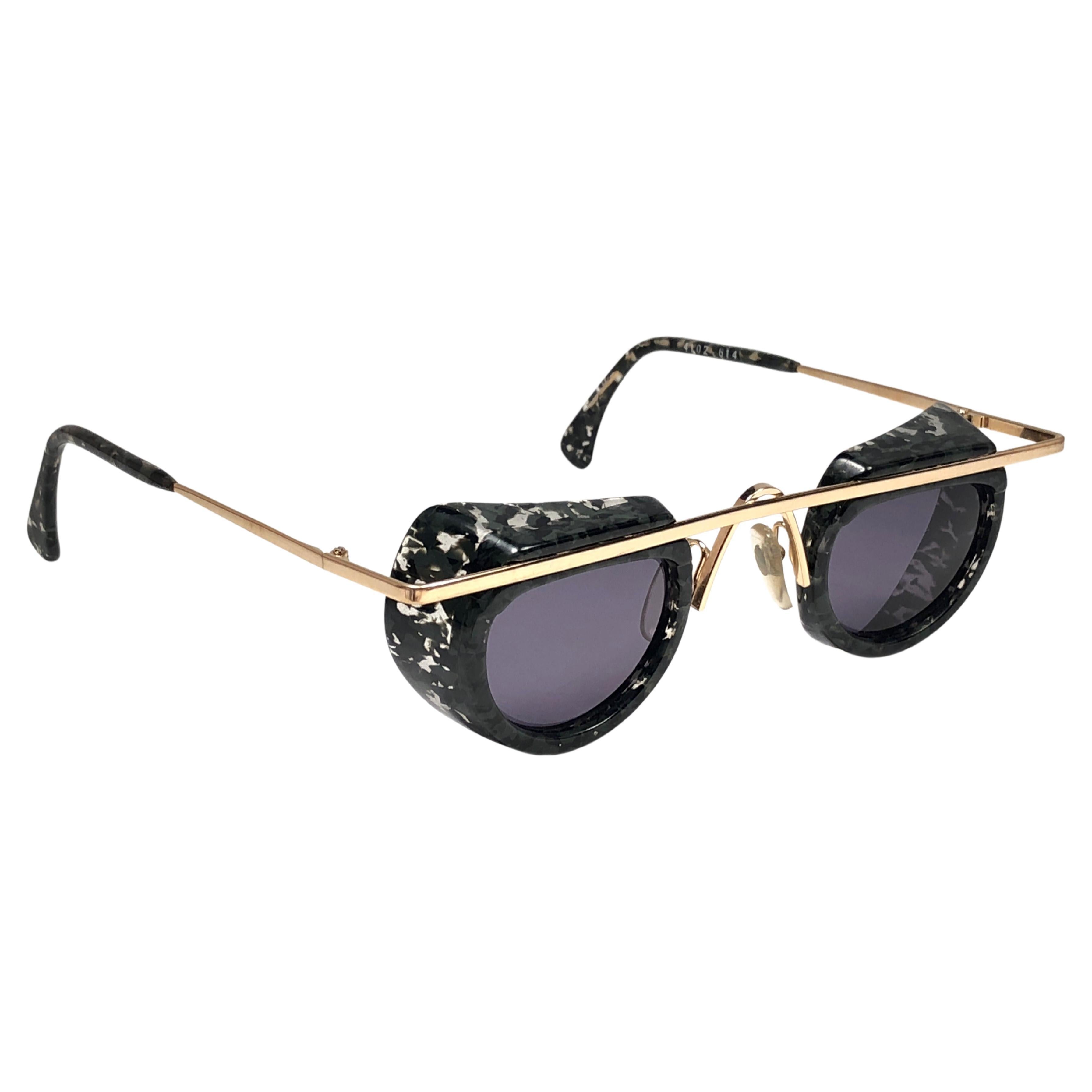 Mint Vintage Rare Alain Mikli 4102 614 Camouflage Sunglasses 1990 For Sale