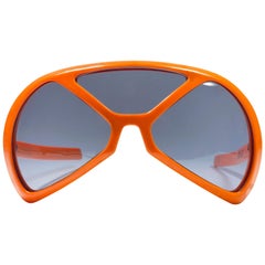 Mint Vintage Rare Silhouette Futura 570 Naranja Collector Item 1970 Gafas de sol