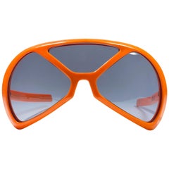 Mint Vintage Rare Silhouette Futura 570 Orange Collector Item 1970 Lunettes de soleil 