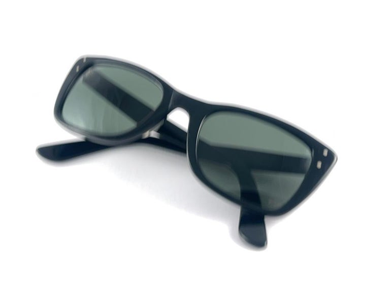 Mint Vintage Ray Ban Caribbean 1960'S Midcentury Grey Lenses Usa
