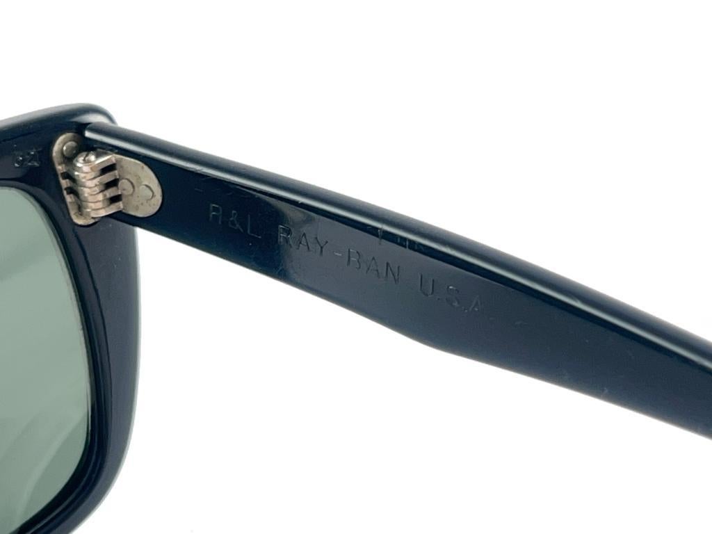 Mint Vintage Ray-Ban Caribbean 1960's Midcentury Grey Lenses Usa B&L Sunglasses en vente 1