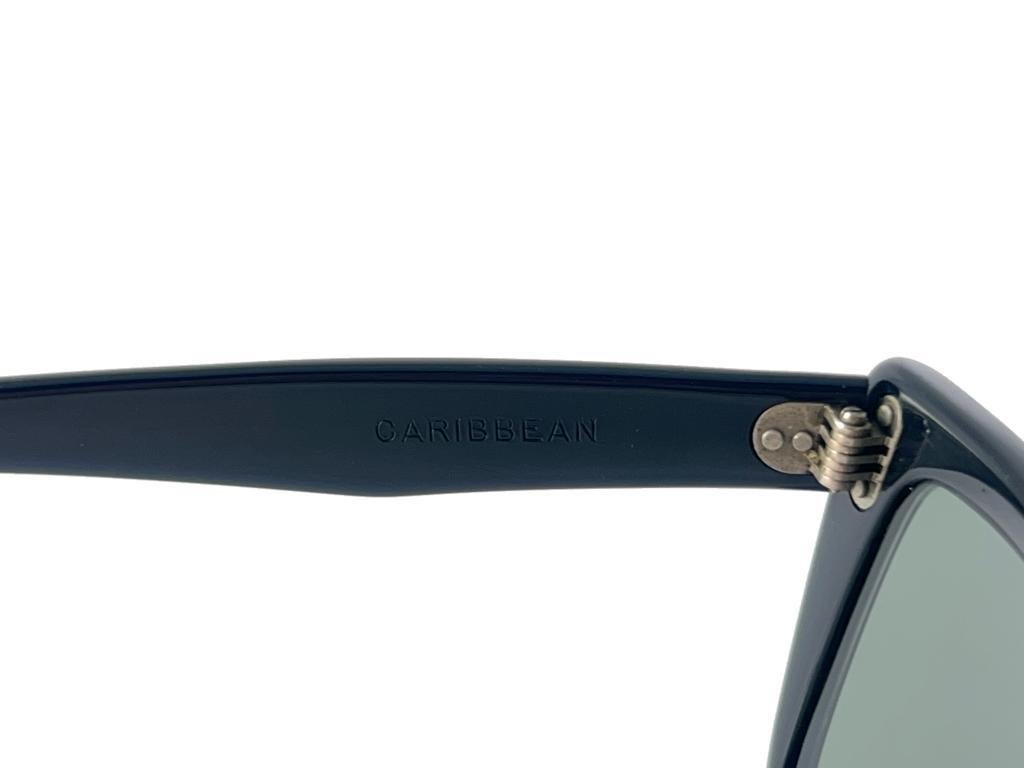 Mint Vintage Ray-Ban Caribbean 1960's Midcentury Grey Lenses Usa B&L Sunglasses en vente 2