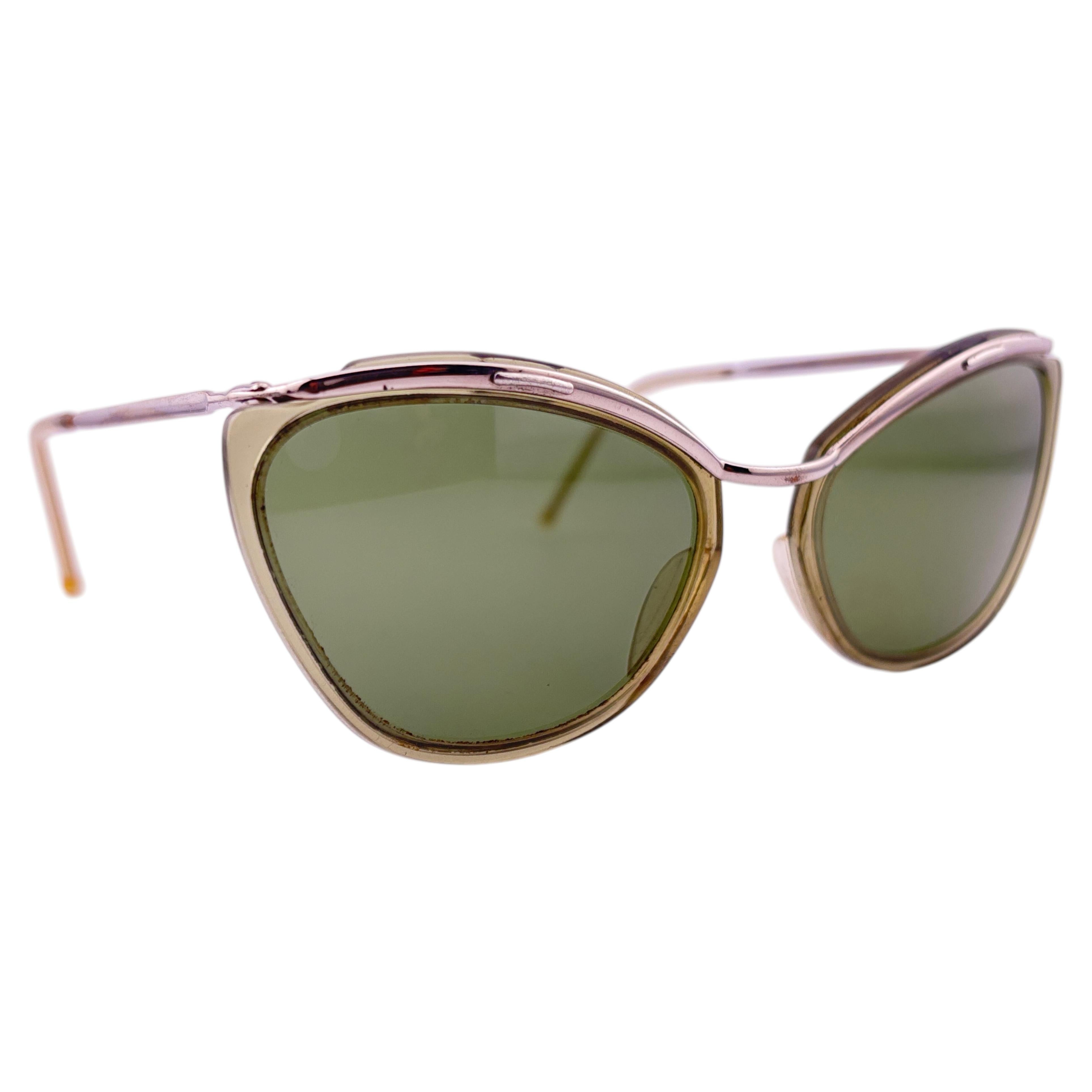 Mint Vintage Sol Amor Cat Eye Frame Sunglasses 1960's France For Sale