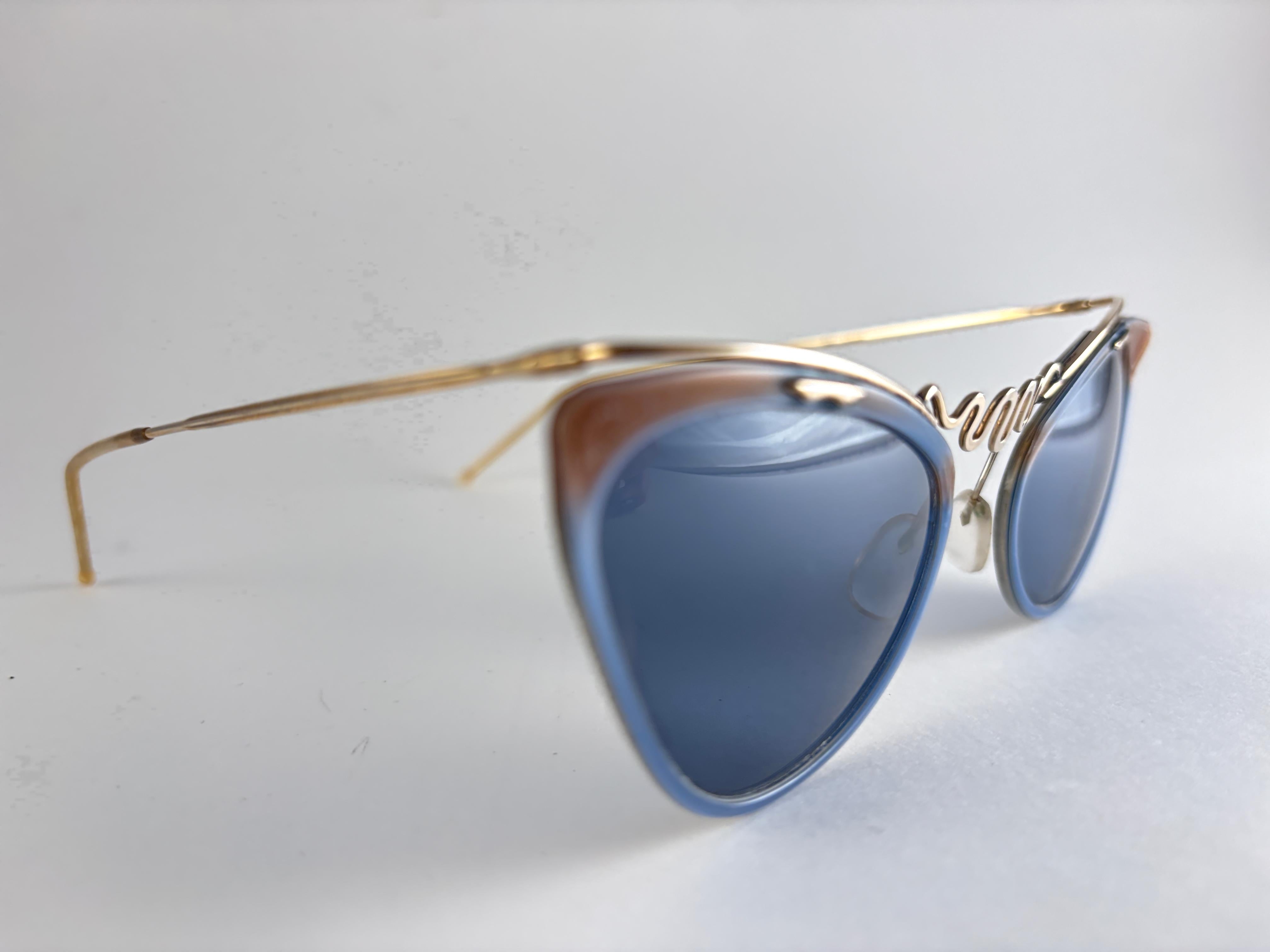 Mint Vintage Sol Amor Cat Eye Serpent Frame Sonnenbrille 1960er Frankreich im Angebot 6