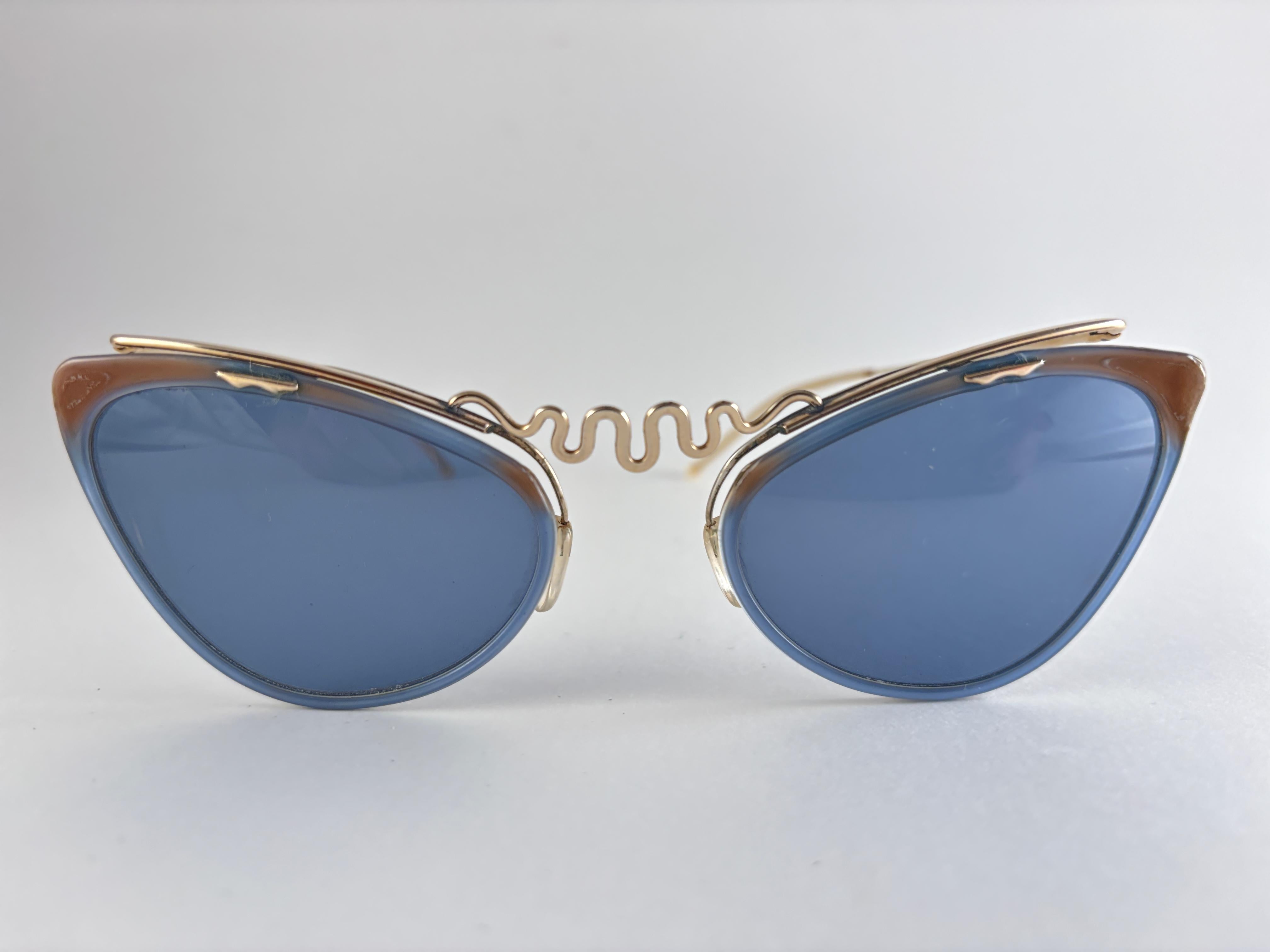 Mint Vintage Sol Amor Cat Eye Serpent Frame Sonnenbrille 1960er Frankreich im Angebot 8