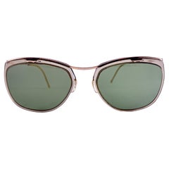 Vintage By Sol Amor Petite monture grise et or Lunettes de soleil 1960's France