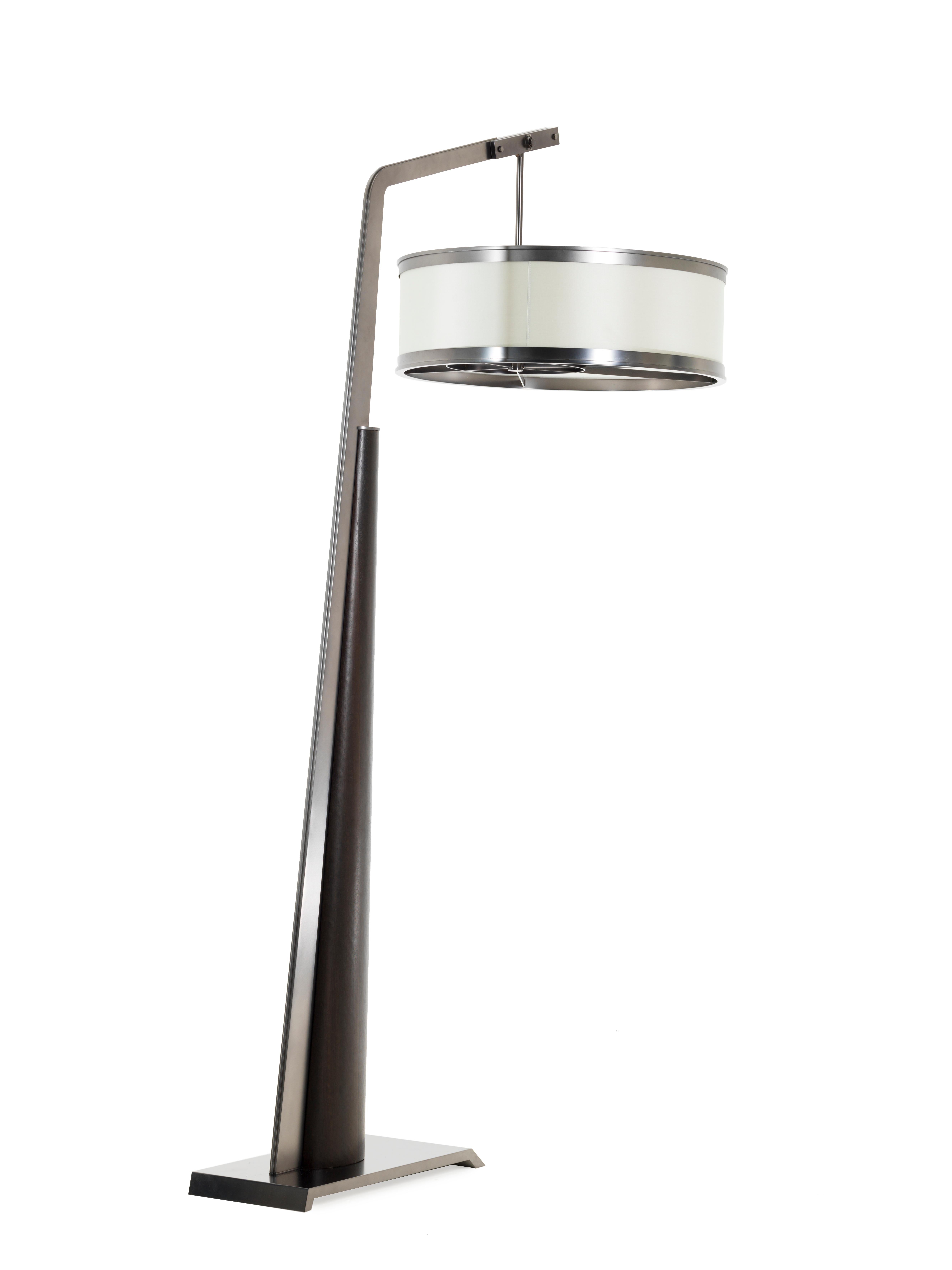 Mintaka Modern Architectural Floor Lamp with Art-Deco Vibes For Sale 2