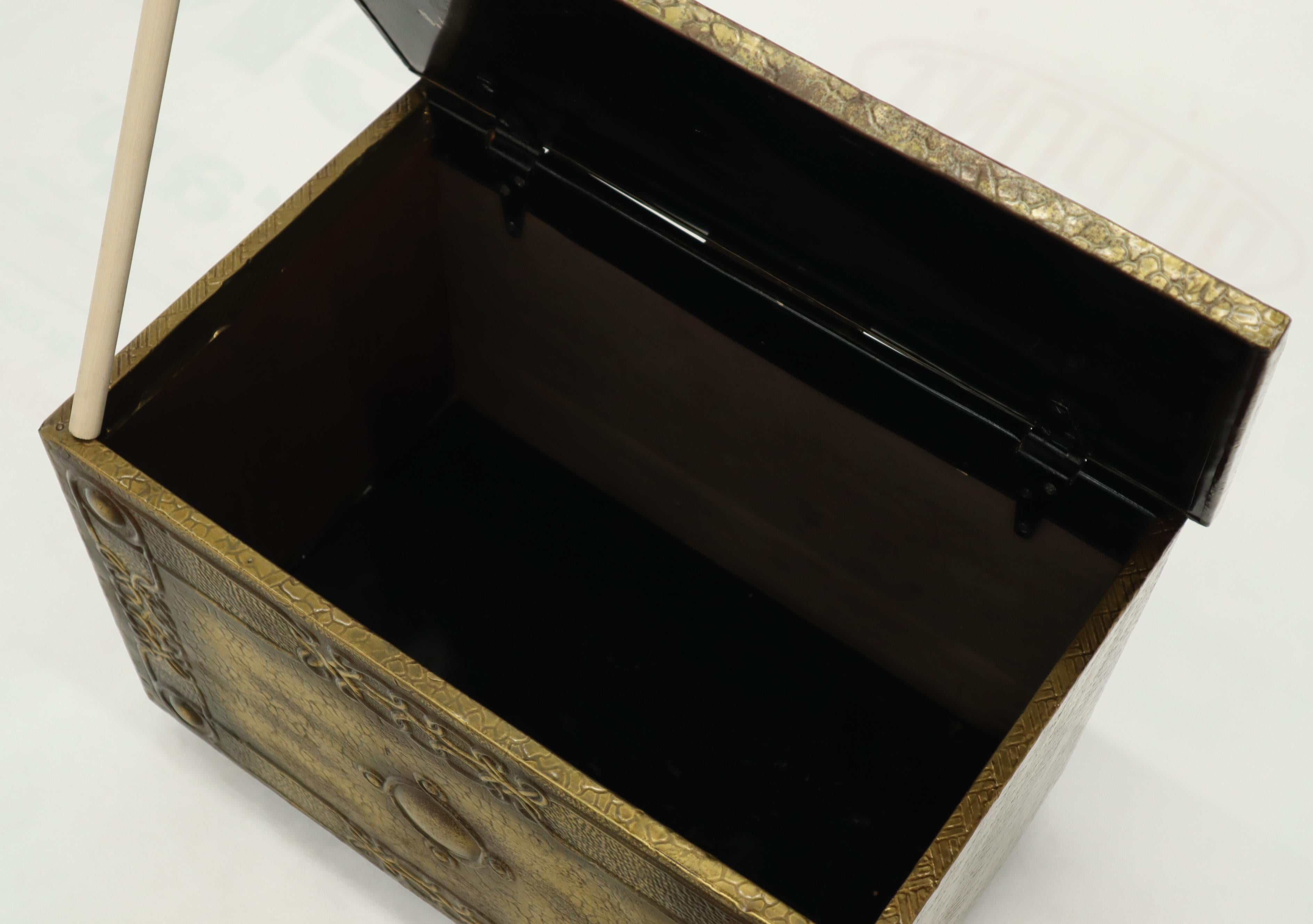 Minted Brass Medium Size Trunk Box Storage 2