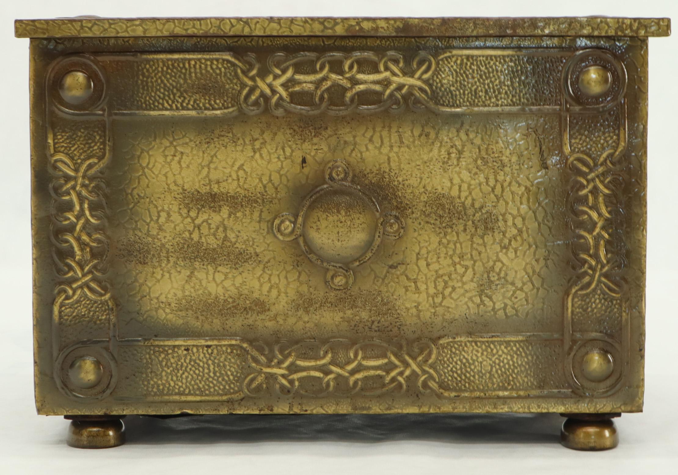 Unknown Minted Brass Medium Size Trunk Box Storage