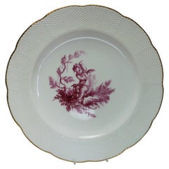 Antique Minton Cherub Plate Pattern G1533
