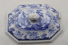 Minton Chinese Marine Soup Tureen with under Dish and Ladle