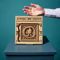 Minton & Co 8-inch Neoclassical Sepia Tile