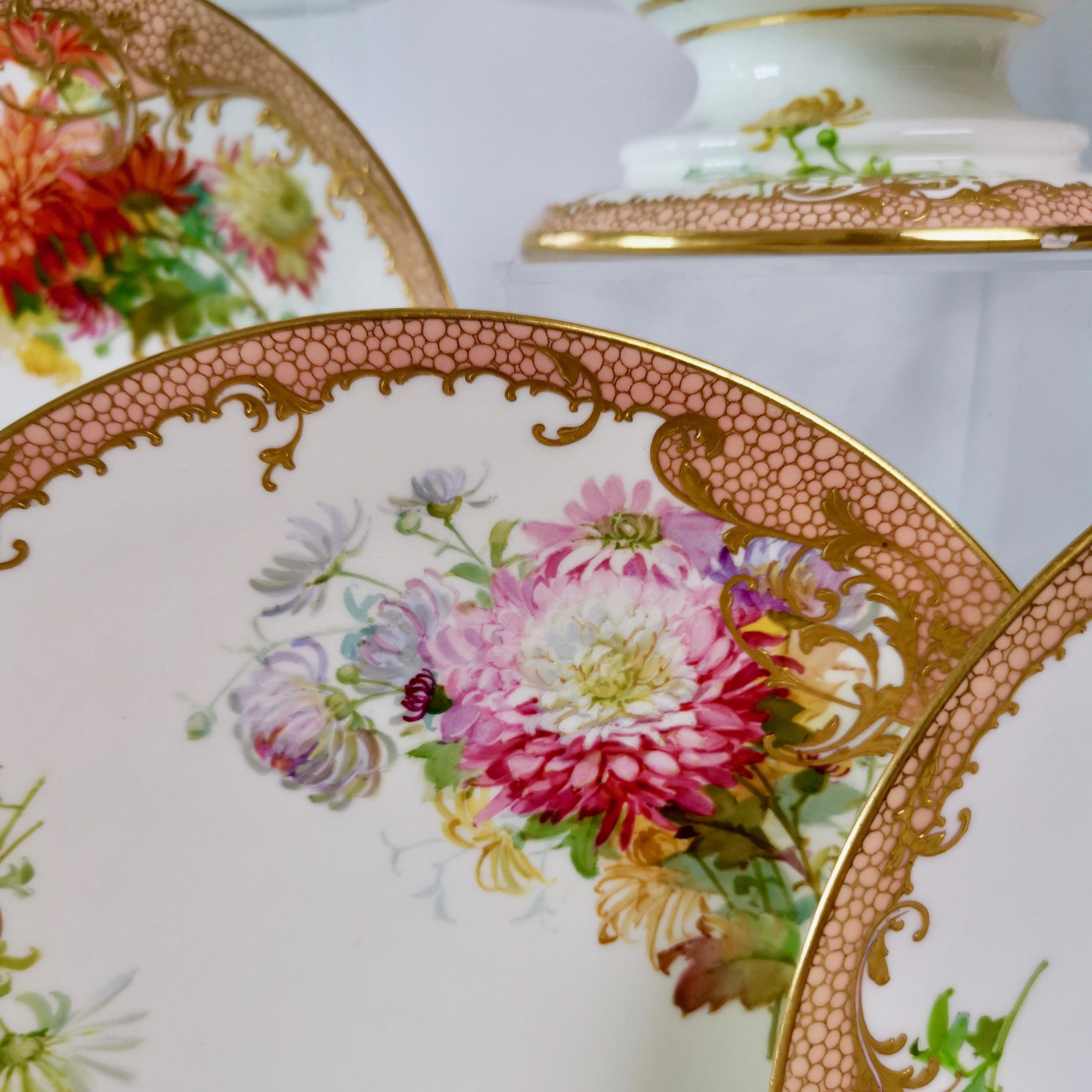 Minton Dessert Service, Signed by Anton Connelly, circa 1894 2