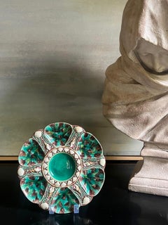 Minton Emerald Green Oyster Plate, c. 1876