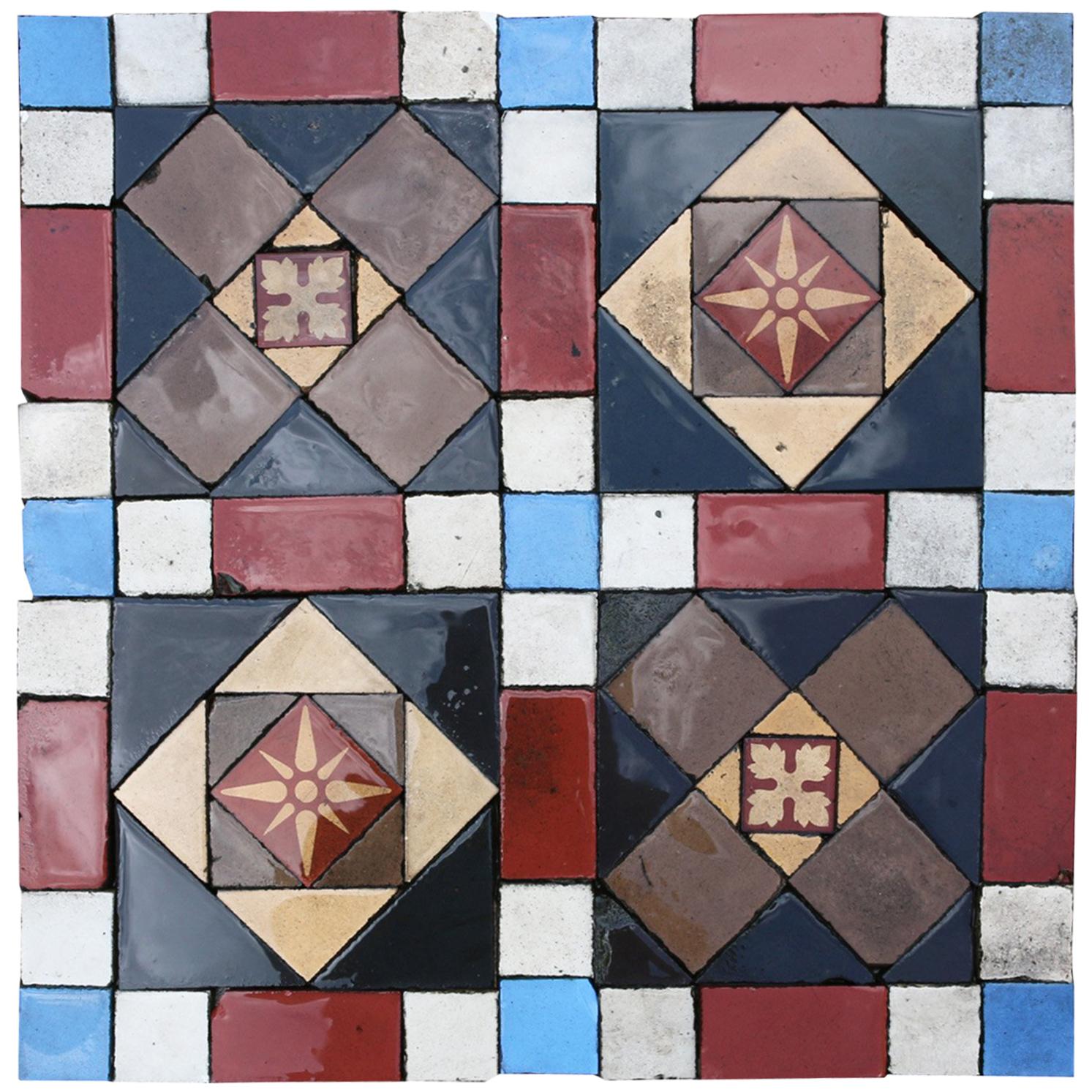 Minton Encaustic and Geometric Floor Tiles 14 M2