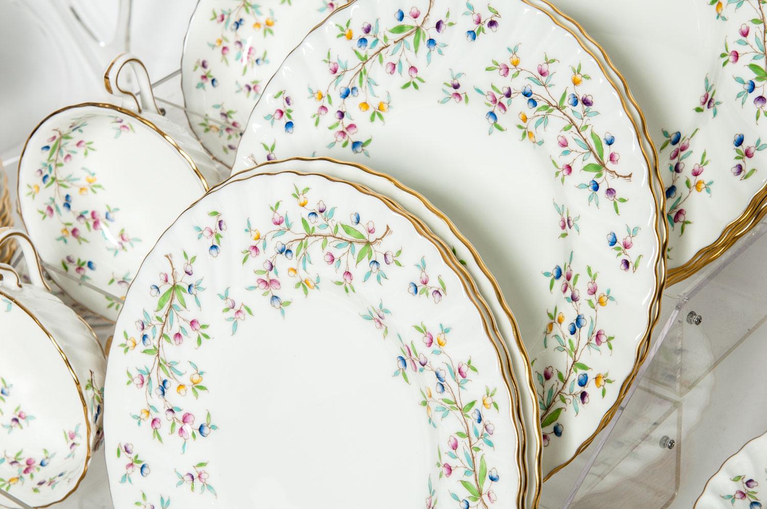 Minton English Full Service Dinnerware for 12 People 7