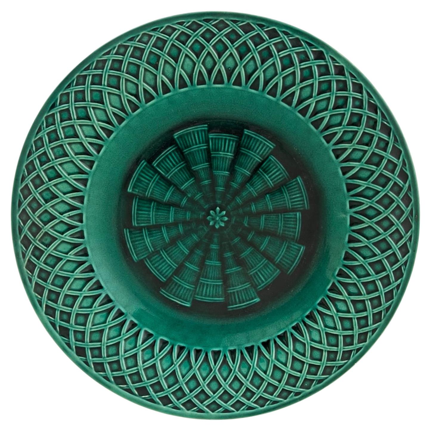 Minton English Majolica Plate, c.1860