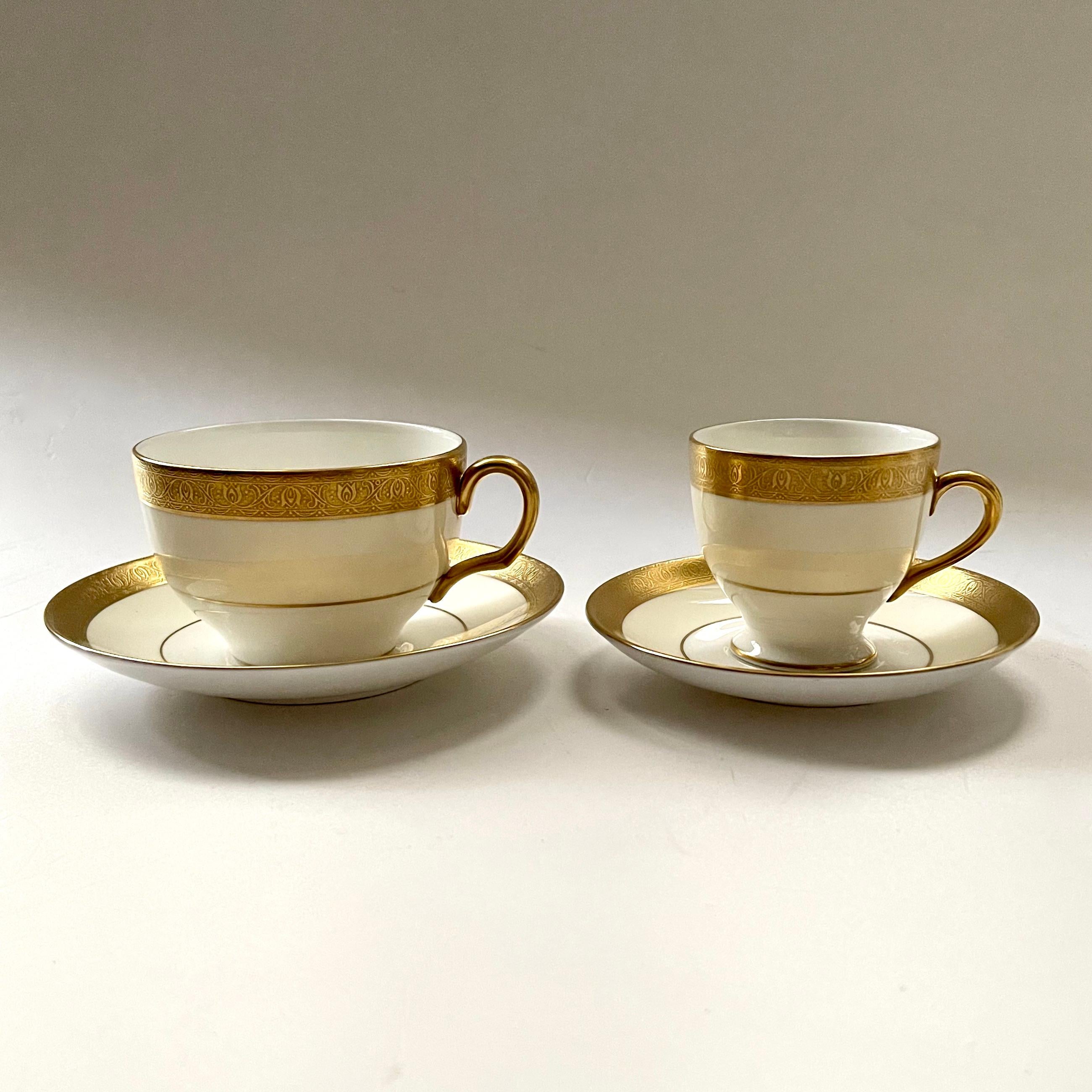 Minton Fine Bone China Gold Plated 115 Piece Buckingham Dinner Service 3