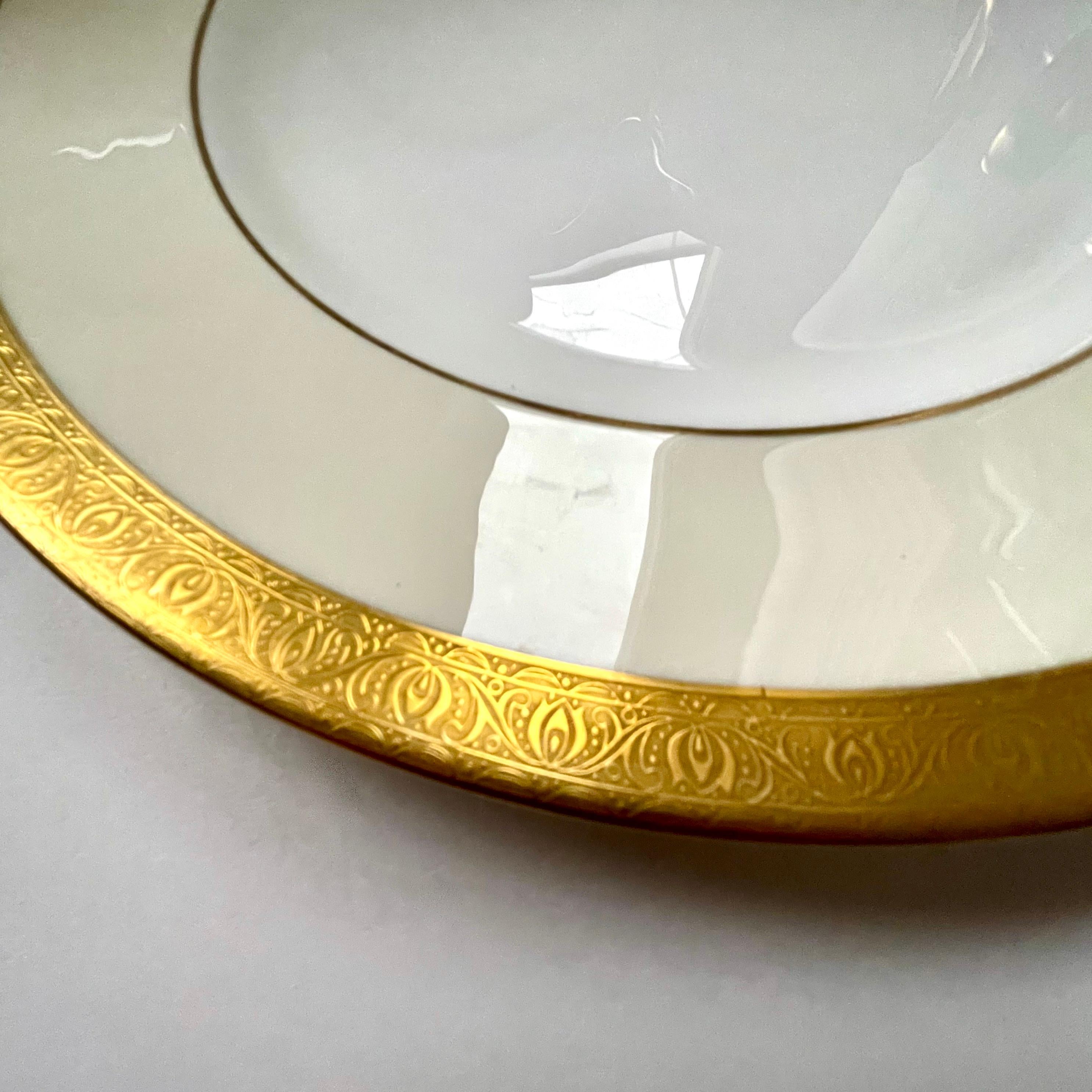 Minton Fine Bone China Gold Plated 115 Piece Buckingham Dinner Service 6
